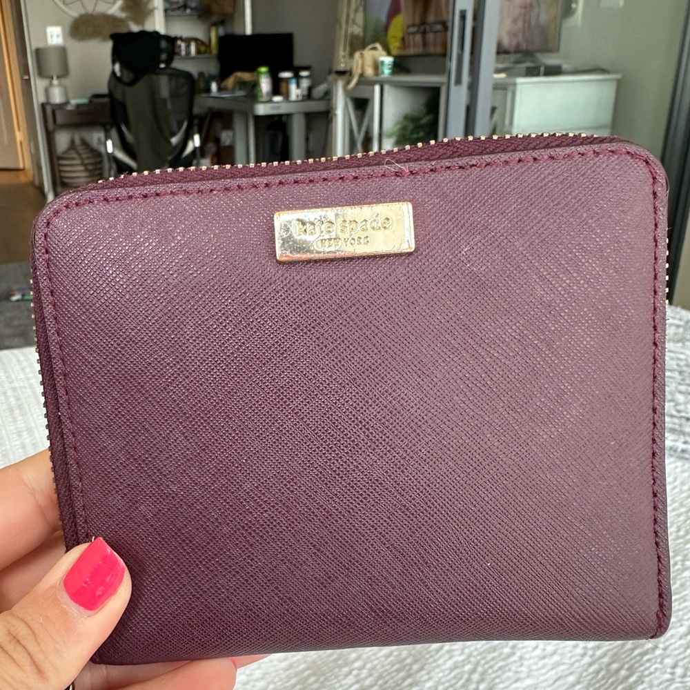 Kate Spade Deep Red Wallet